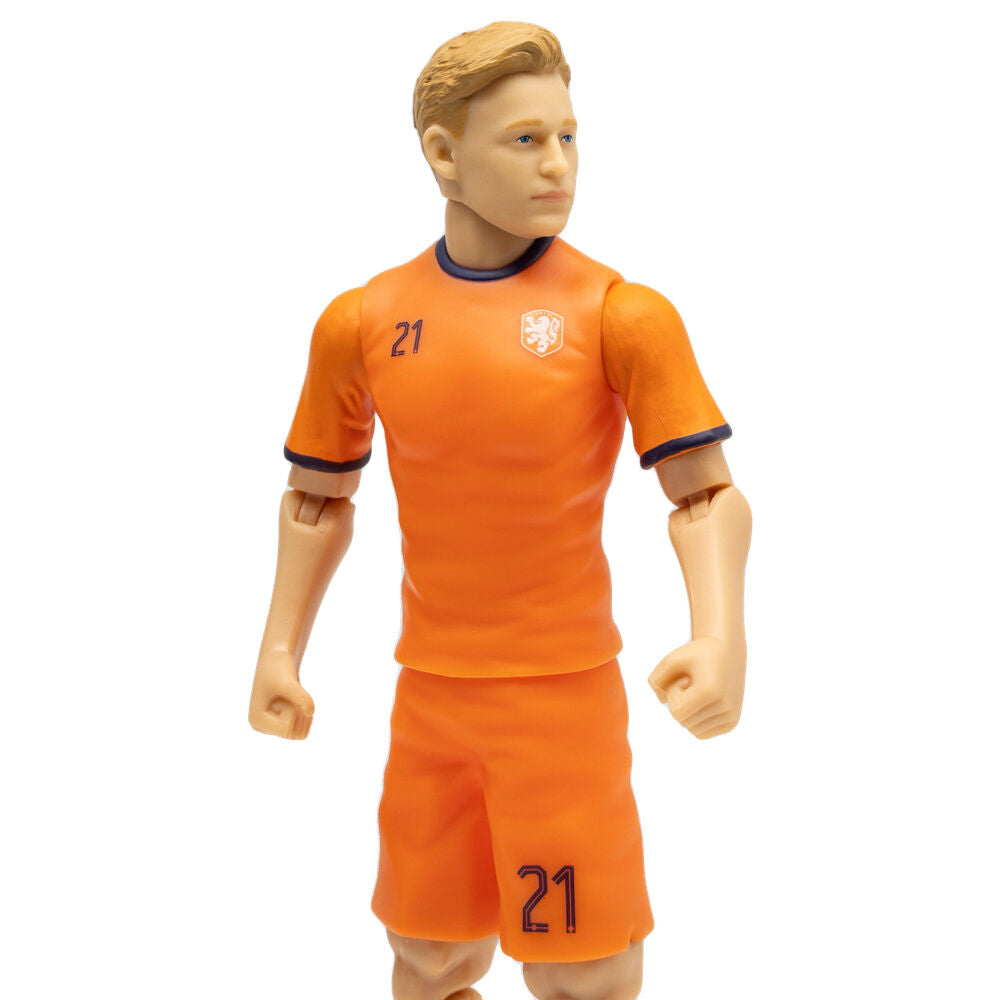Figura articulada F. De Jong con uniforme naranja y dorsal 21 - 3