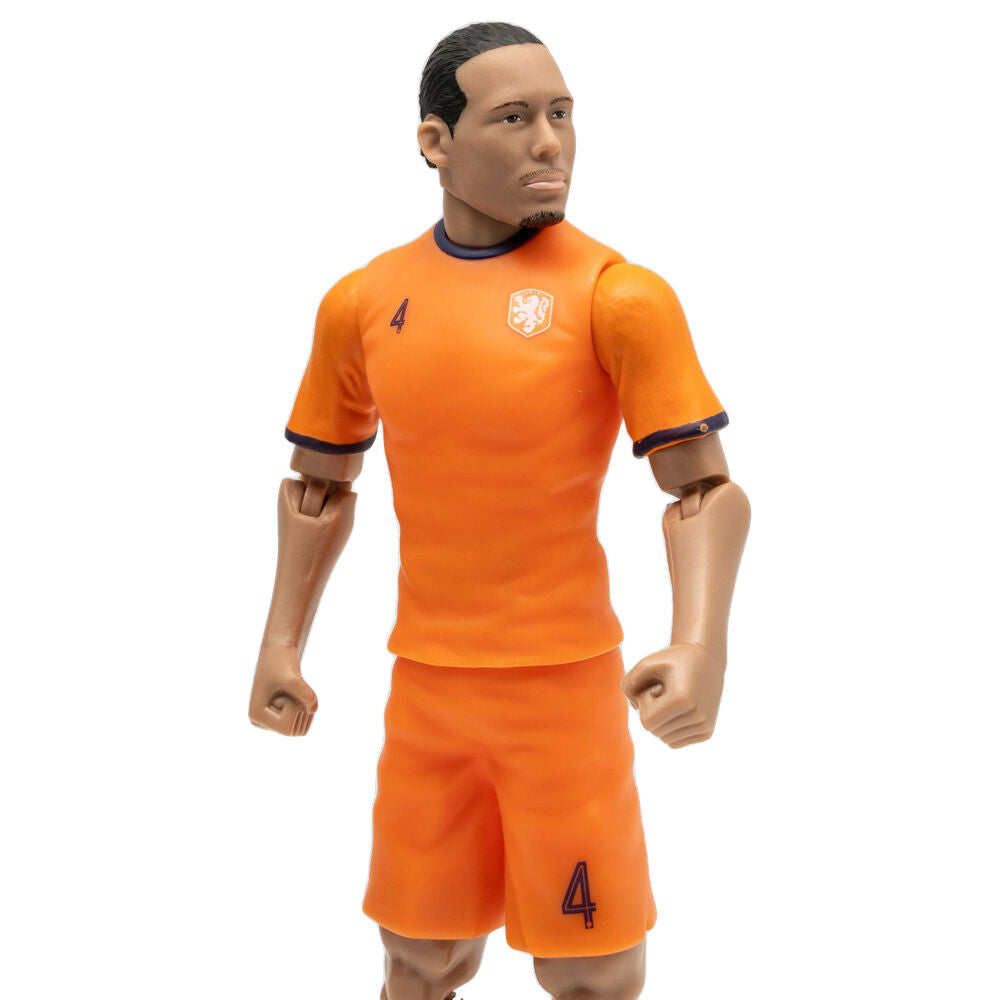 Figura articulada de Virgil van Dijk con uniforme naranja y número 4 - 2