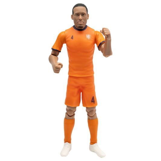 Figura articulada de Virgil van Dijk con uniforme naranja y número 4 - 4