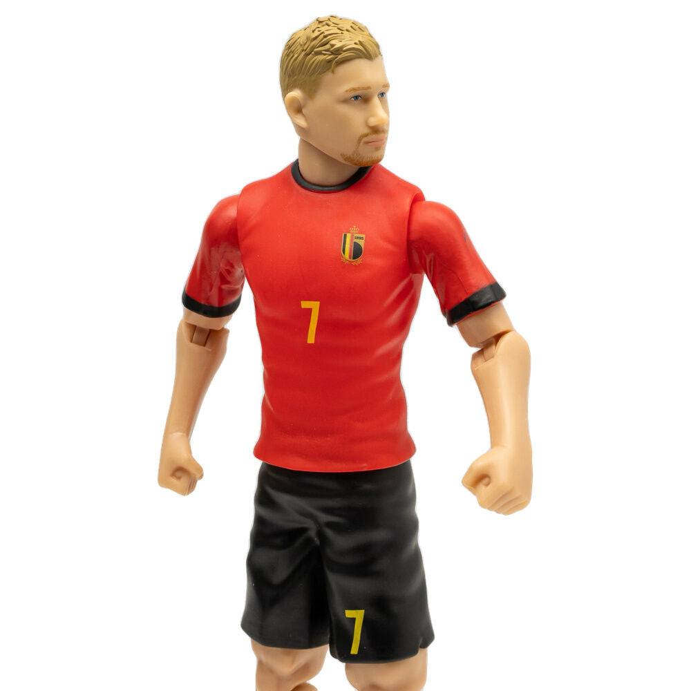 Figura articulada de De Bruyne con camiseta roja de Bélgica - 3