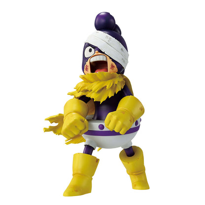Figura Ichibansho de Minoru Mineta de My Hero Academia, con uniforme morado y amarillo