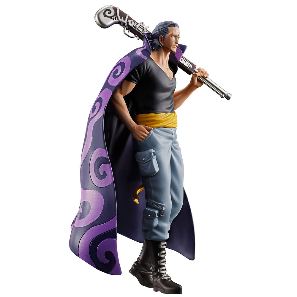 Figura Ichibansho de Benn Beckman de One Piece con capa morada y arma - 2