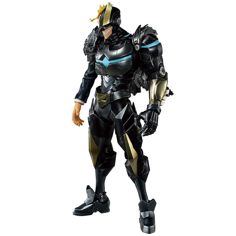 Figura de All Might con armadura negra, dorada y azul - 3