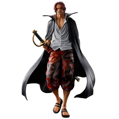 Figura Ichibansho de Shanks de One Piece con capa negra y espada - 4
