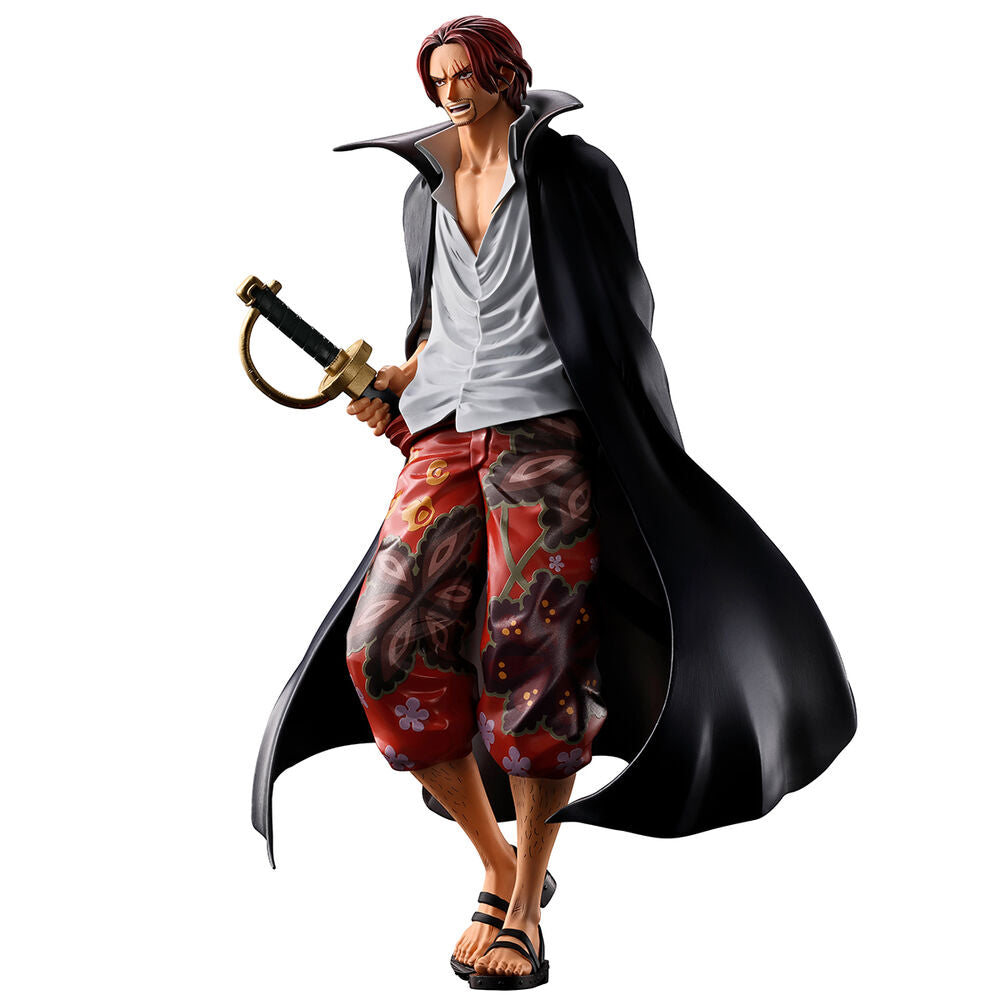Figura Ichibansho de Shanks de One Piece con capa negra y espada - 5