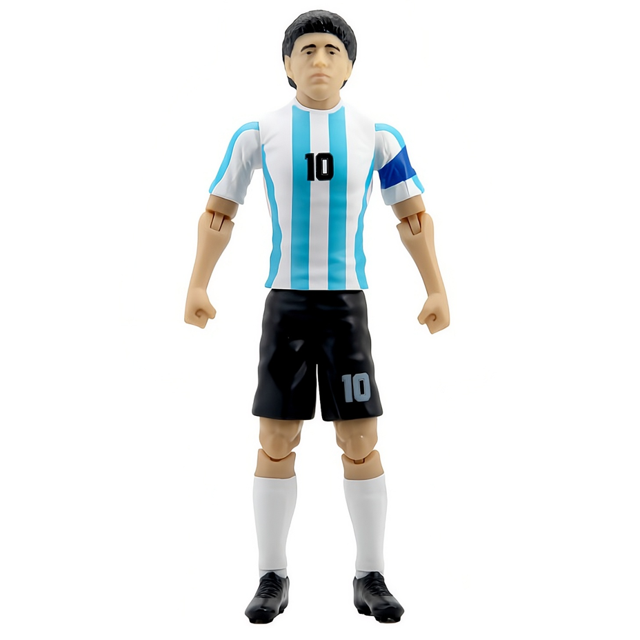 Figura articulada de Maradona con uniforme de Argentina y número 10
