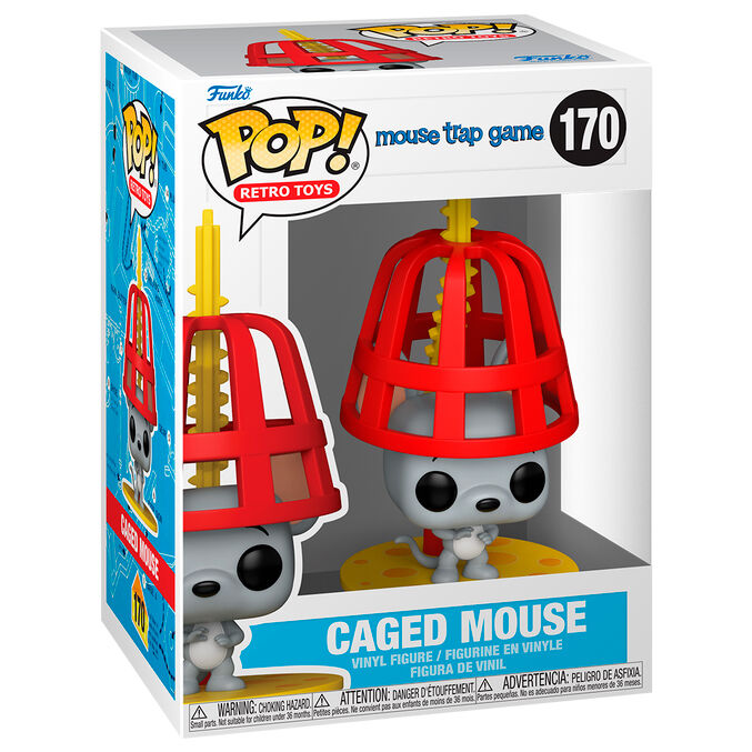 Figura Funko POP! Caged Mouse bajo una jaula roja - 2