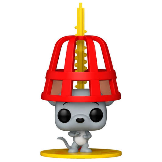 Figura Funko POP! Caged Mouse bajo una jaula roja