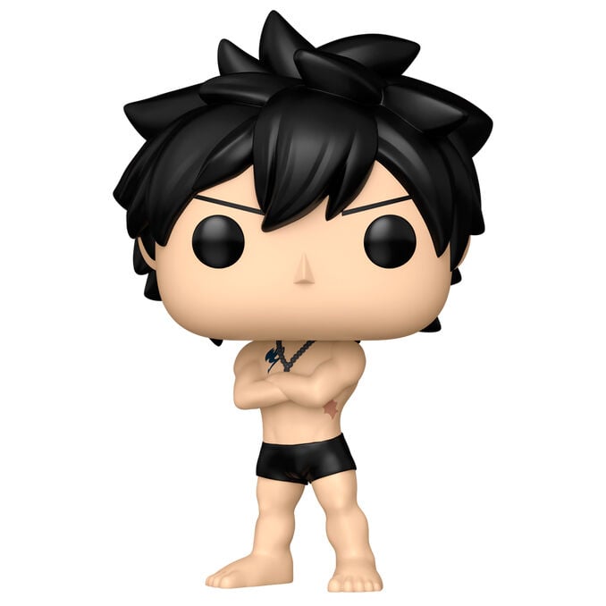 Figura Funko POP! de Gray de Fairy Tail 100 Years Quest en caja, versión estándar y Chase - 5