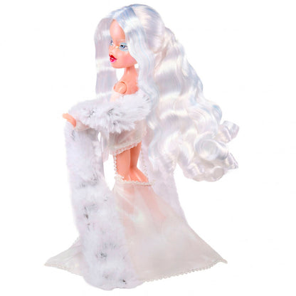 Muñeca Bratz Frosty Nightz Holiday con vestido blanco y prenda mullida - 3