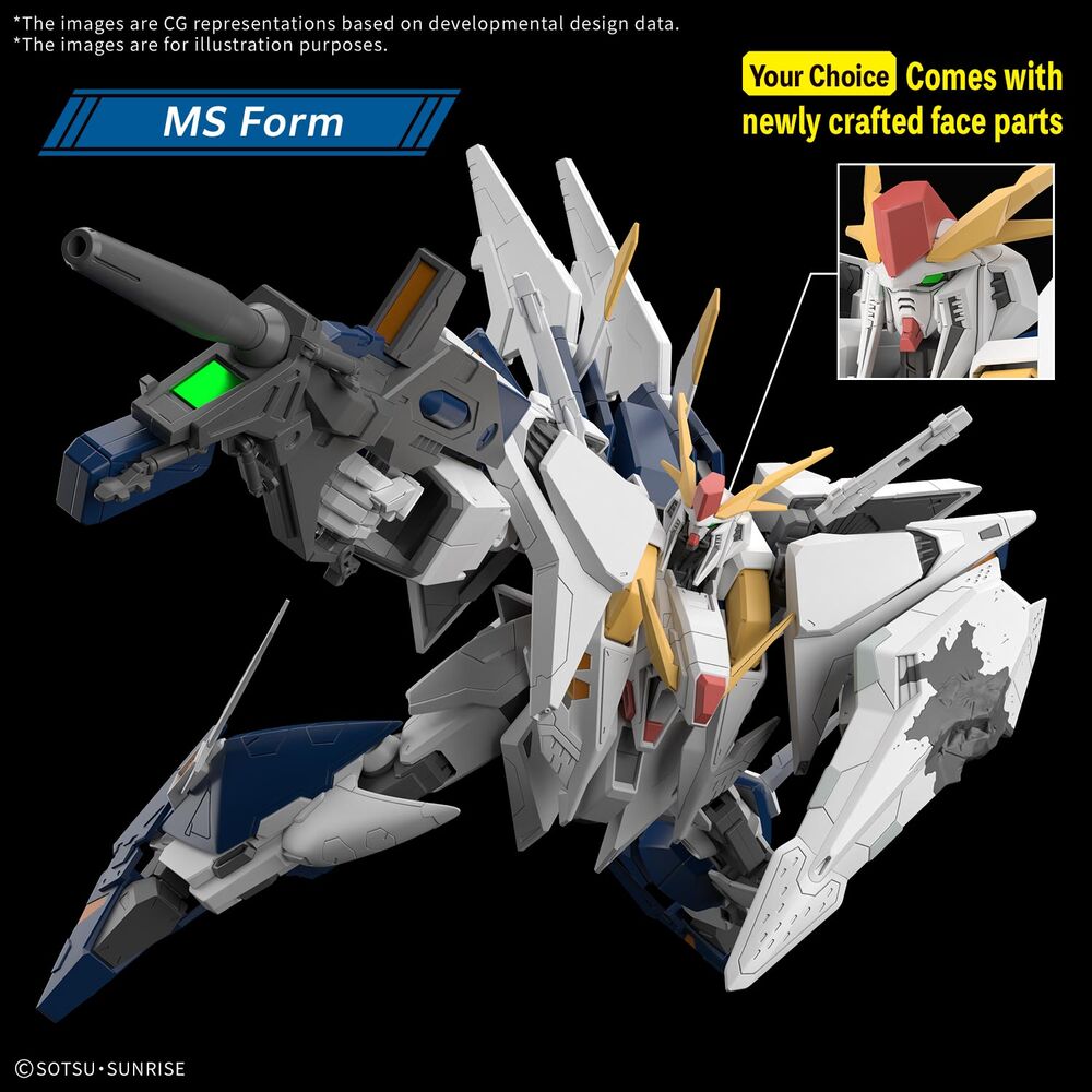 Maqueta HG 1/144 Xi Gundam con rifle y escudo dañado - 2