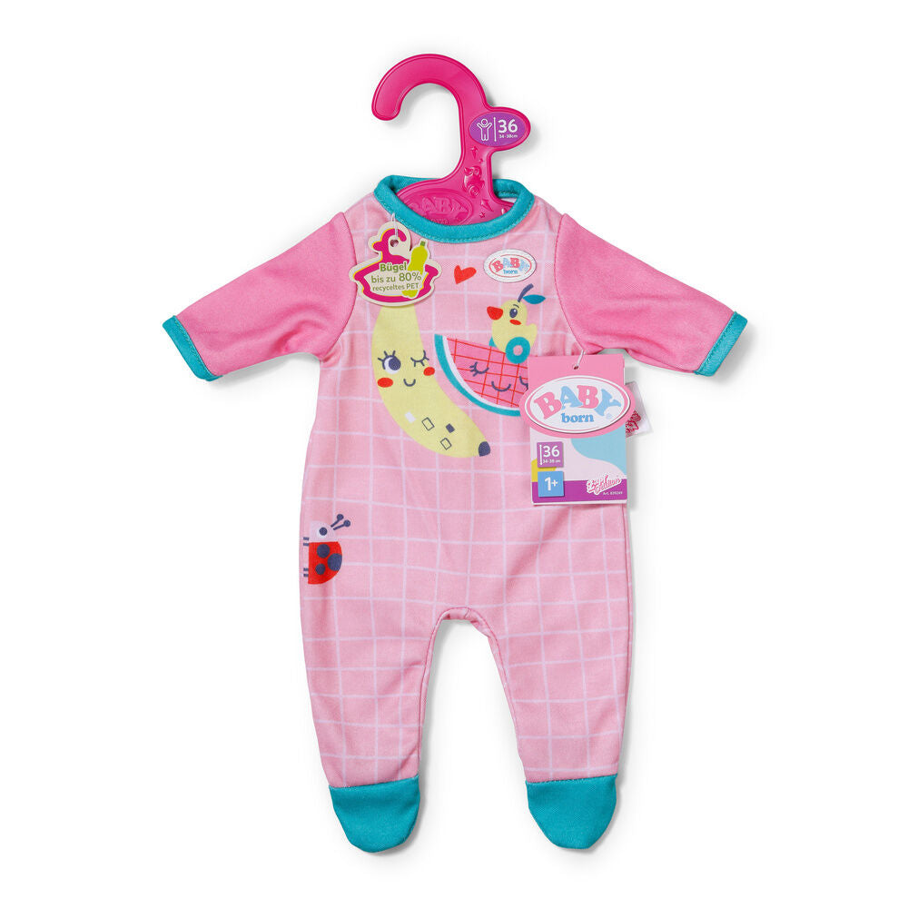 Body rosa de manga larga BABY born para muñeco de 36 cm
