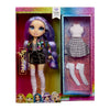 Muñeca Violet Willow Rainbow High con segundo conjunto de ropa