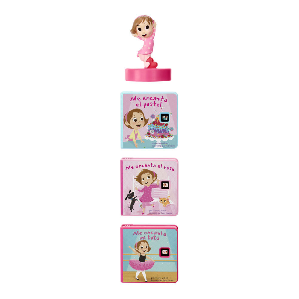 Story Dream Machine LITTLE TIKES con personaje y tres cartuchos de cuentos