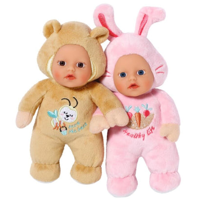 Muñecos Cutie Baby Born de 18 cm con diseño de osito y conejito