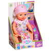 Muñeca Lena Baby Born de 36 cm con gorro y conjunto rosa