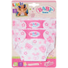 Pack de 2 pañales Baby Born rosas y blancos para muñecos de 36 cm