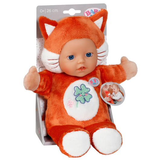 Muñeco Zorro Divertido Baby Born naranja de 26 cm - 2