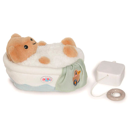 Peluche musical Teddy Baby Born de MGA con osito marrón y detalle de patito - 2