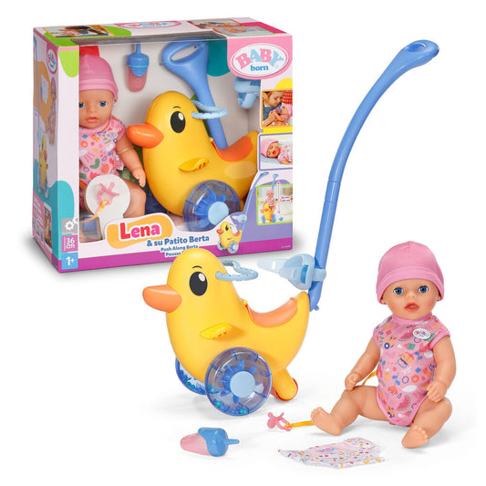 Muñeca Lena Baby Born de 36 cm con patito Berta y accesorios - 2