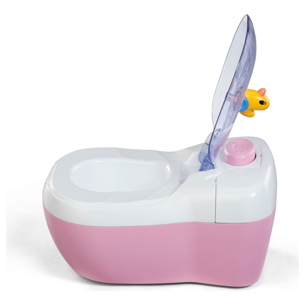 Orinal Baby Born rosa y blanco con sonido, pegatinas y accesorios - 4
