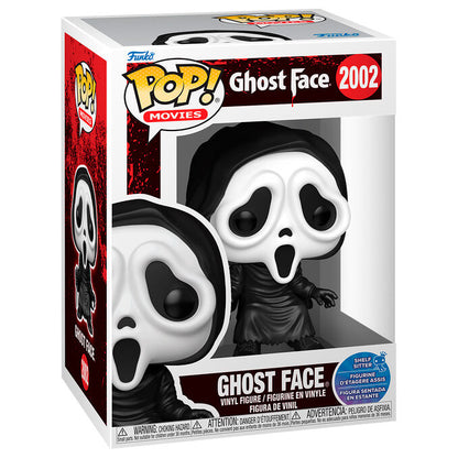 Figura Funko POP de Ghost Face con máscara blanca, túnica negra y cuchillo - 2