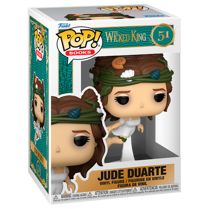 Figura Funko POP! de Jude Duarte con atuendo blanco y base gris - 2