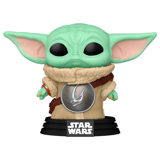 Figura Funko POP! de Grogu con base Star Wars
