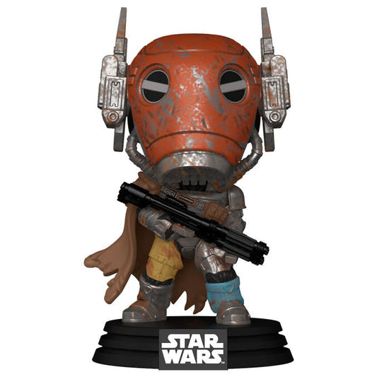 Figura Funko POP! de Zeb Orrelios con bláster y base de Star Wars