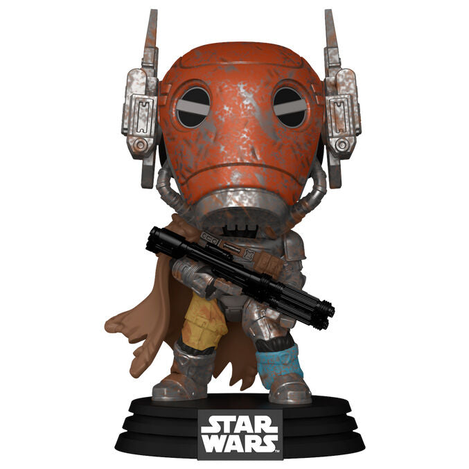 Figura Funko POP! de Zeb Orrelios con bláster y base de Star Wars