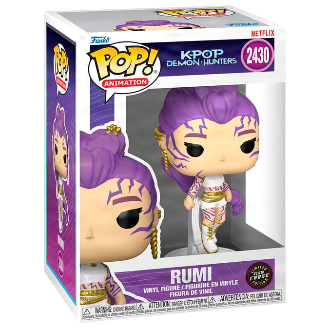 Figura FUNKO POP! Rumi Chase de KPop Demon Hunters en caja