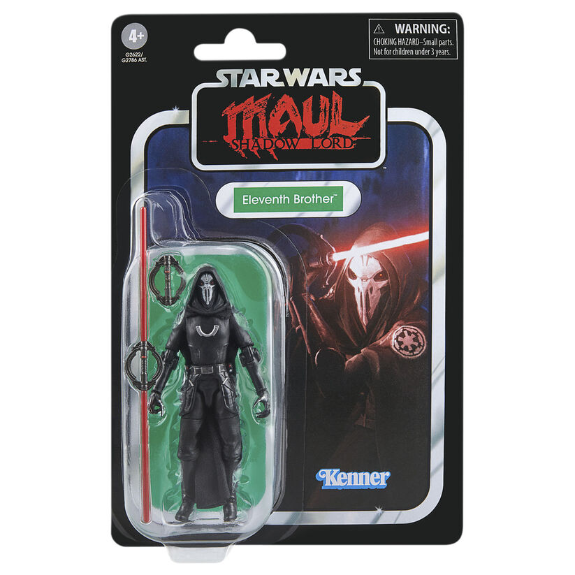 Figura articulada Eleventh Brother Maul Shadow Lord de Star Wars con capa negra y accesorios - 2