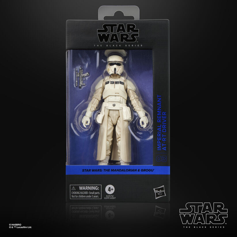Figura Imperial Remnant AT-RT Driver de Star Wars The Black Series con bláster - 2