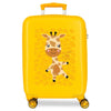 Maleta trolley ABS amarilla Happy Pets Giraffe con ruedas dobles