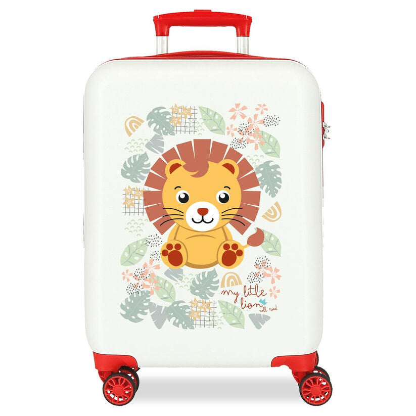 Maleta trolley ABS Happy Pets Lion con ilustración de león