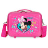 Neceser rosa de ABS Minnie Disney Enjoy con correa lateral