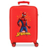 Maleta trolley roja de Spiderman Marvel con cuatro ruedas