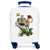 Maleta trolley blanca Toy Story con Woody, Buzz y Rex