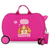 Maleta trolley rosa de Skye de Paw Patrol con cuatro ruedas