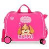 Maleta trolley rosa de Skye Paw Patrol con cuatro ruedas