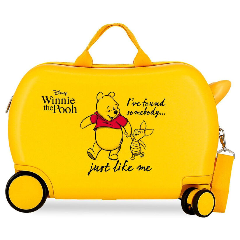 Maleta trolley amarilla de ABS con diseño de Winnie the Pooh Disney