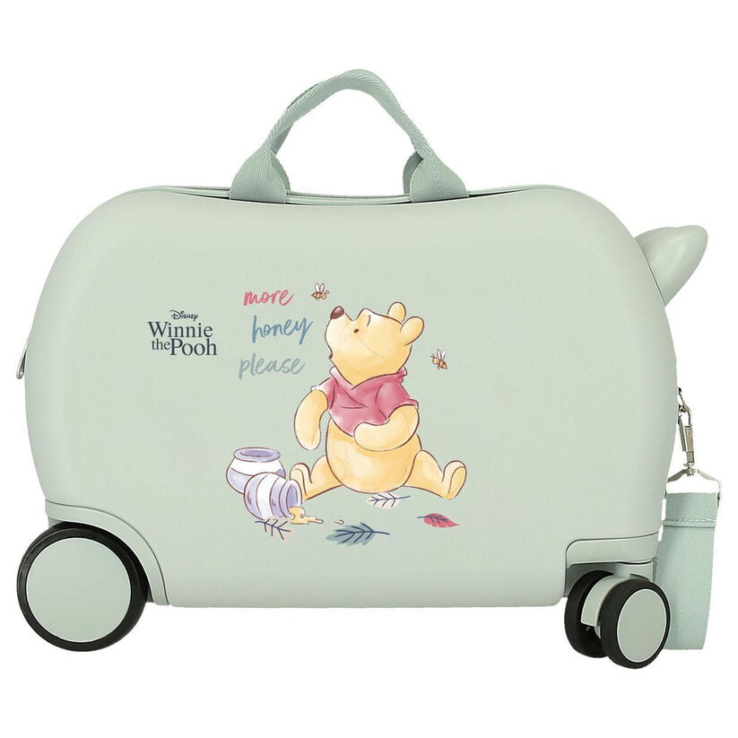 Maleta trolley ABS verde claro de Winnie the Pooh Disney