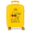 Maleta trolley amarilla de Winnie the Pooh con cuatro ruedas