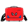 Neceser rígido rojo de Spider-Man Marvel con asa y correa