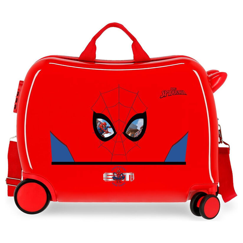 Maleta trolley roja de Spider-Man Marvel con ruedas dobles