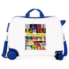 Maleta trolley blanca Star Wars Characters con ruedas azules