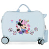 Maleta trolley Minnie Disney Flowers azul claro de 50 cm