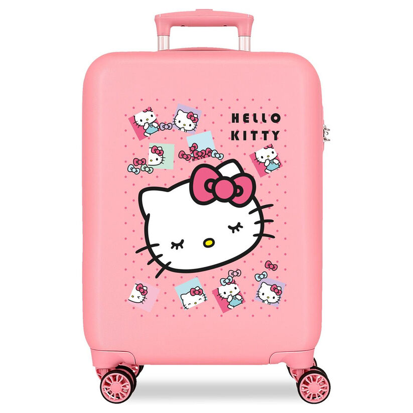 Maleta trolley rosa Hello Kitty Bows de 55 cm