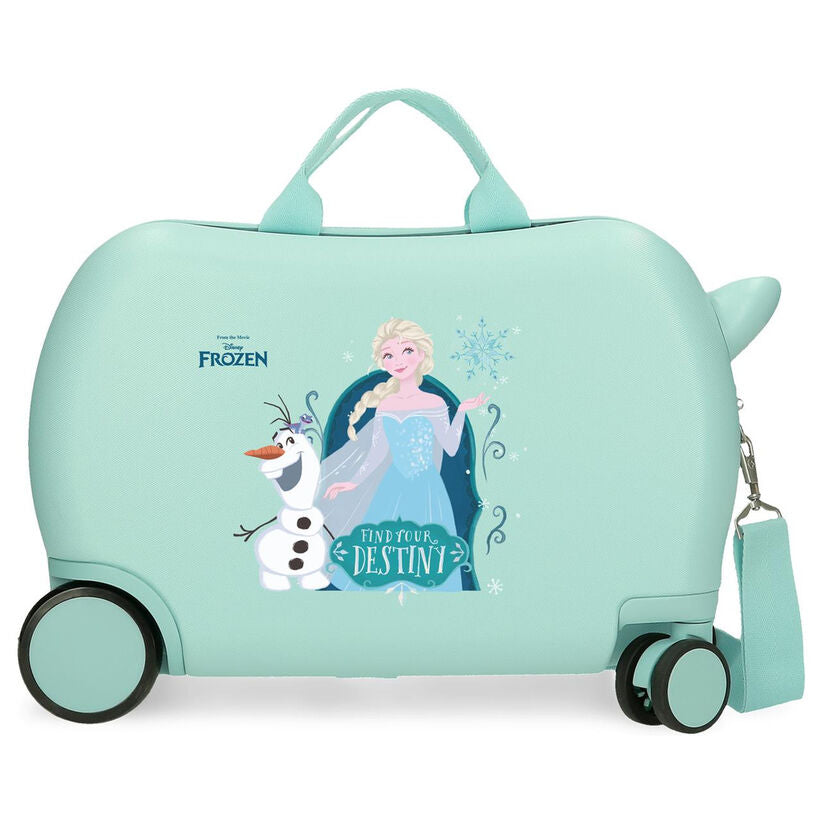 Maleta trolley Frozen Disney turquesa con Elsa y Olaf