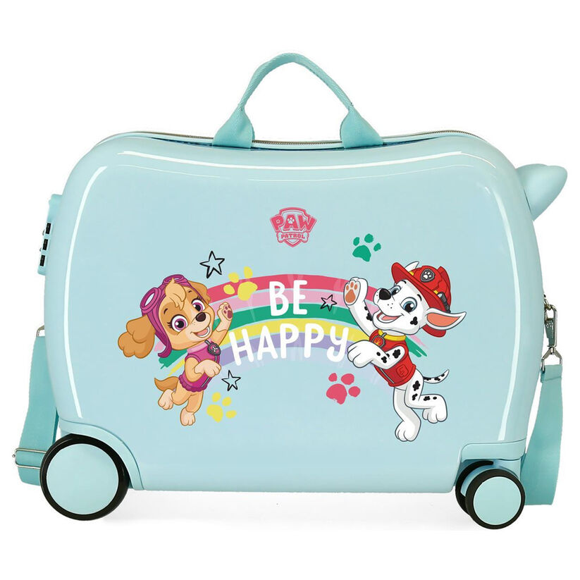 Maleta trolley azul claro Paw Patrol Be Happy con Skye y Marshall